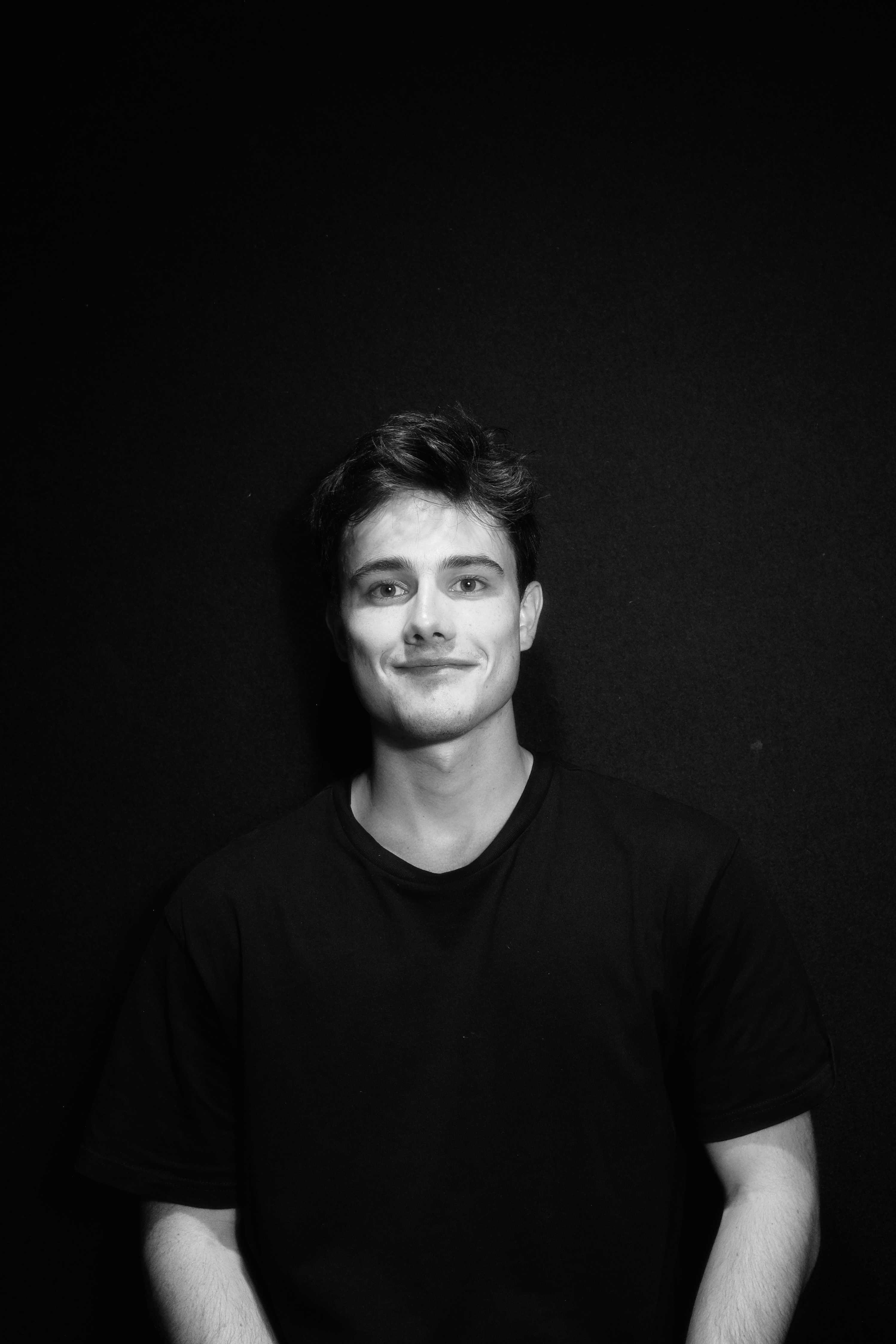 Portrait of Matyas Mayo, smiling
